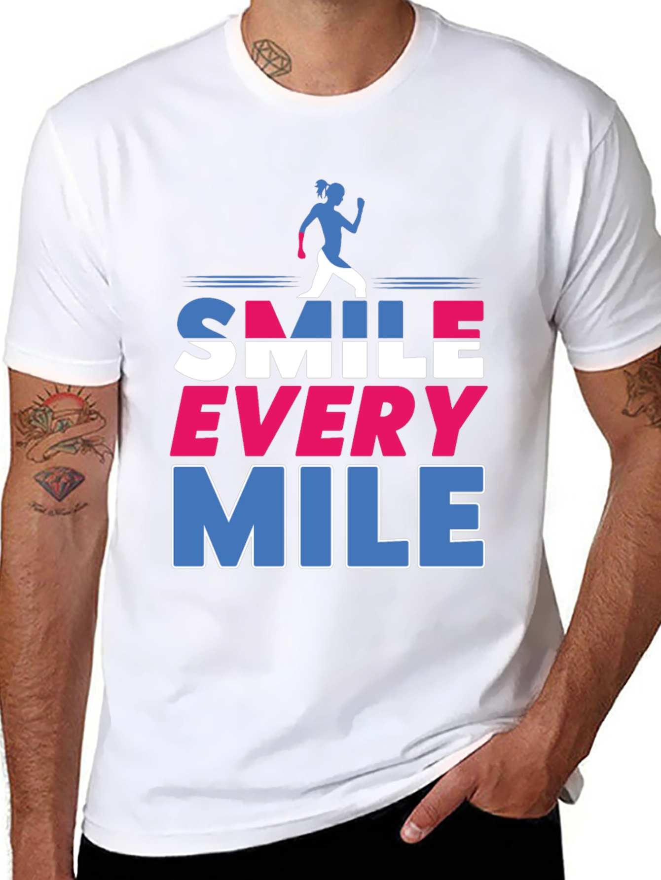Smile Every Mile Running T-Shirt