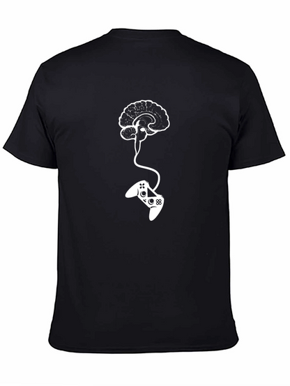 Gamer Brain T-Shirt - Funny Gaming Tee