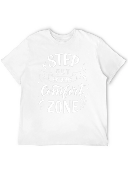 Step Out of Your Comfort Zone Black T-Shirt