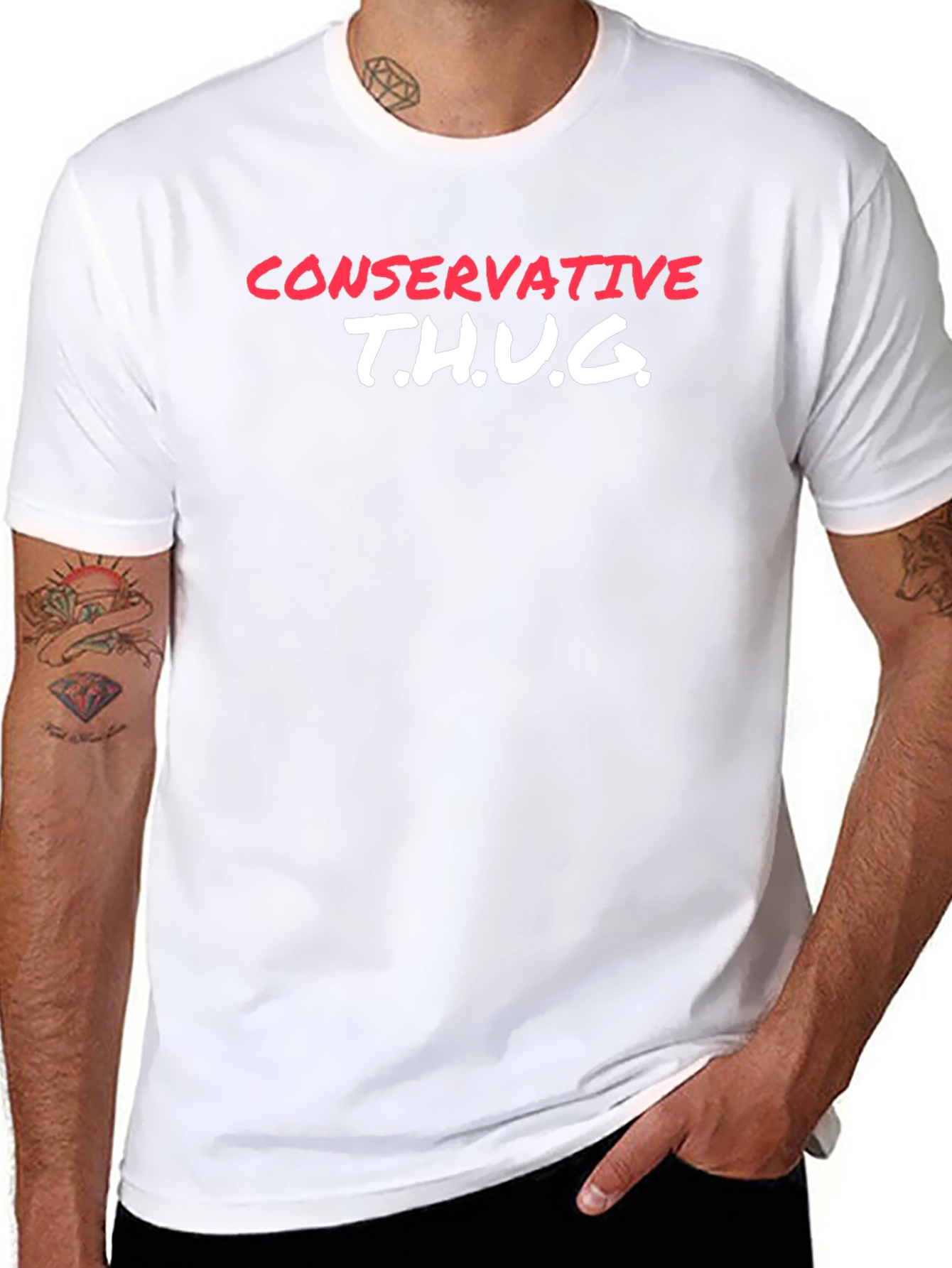 Conservative T.H.U.G. Graphic T-Shirt