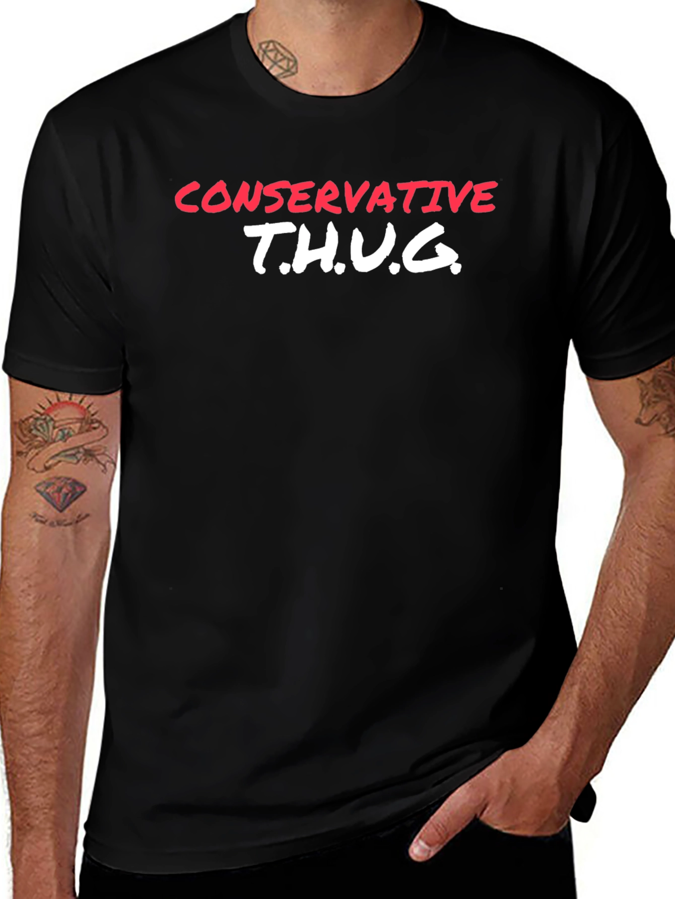 Conservative T.H.U.G. Graphic T-Shirt