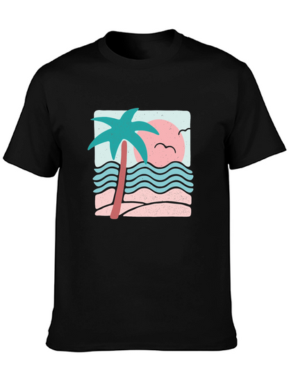 Retro Palm Tree Graphic Tee