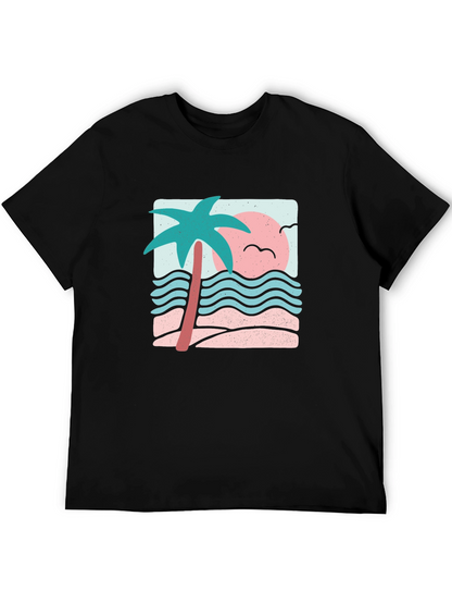 Retro Palm Tree Graphic Tee