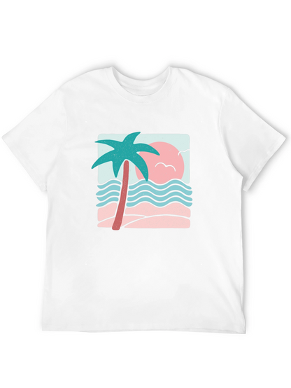 Retro Palm Tree Graphic Tee