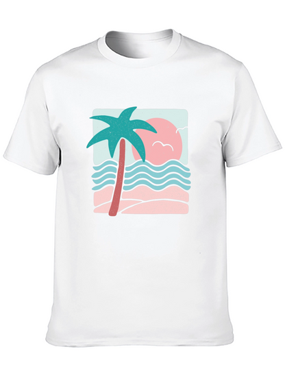 Retro Palm Tree Graphic Tee