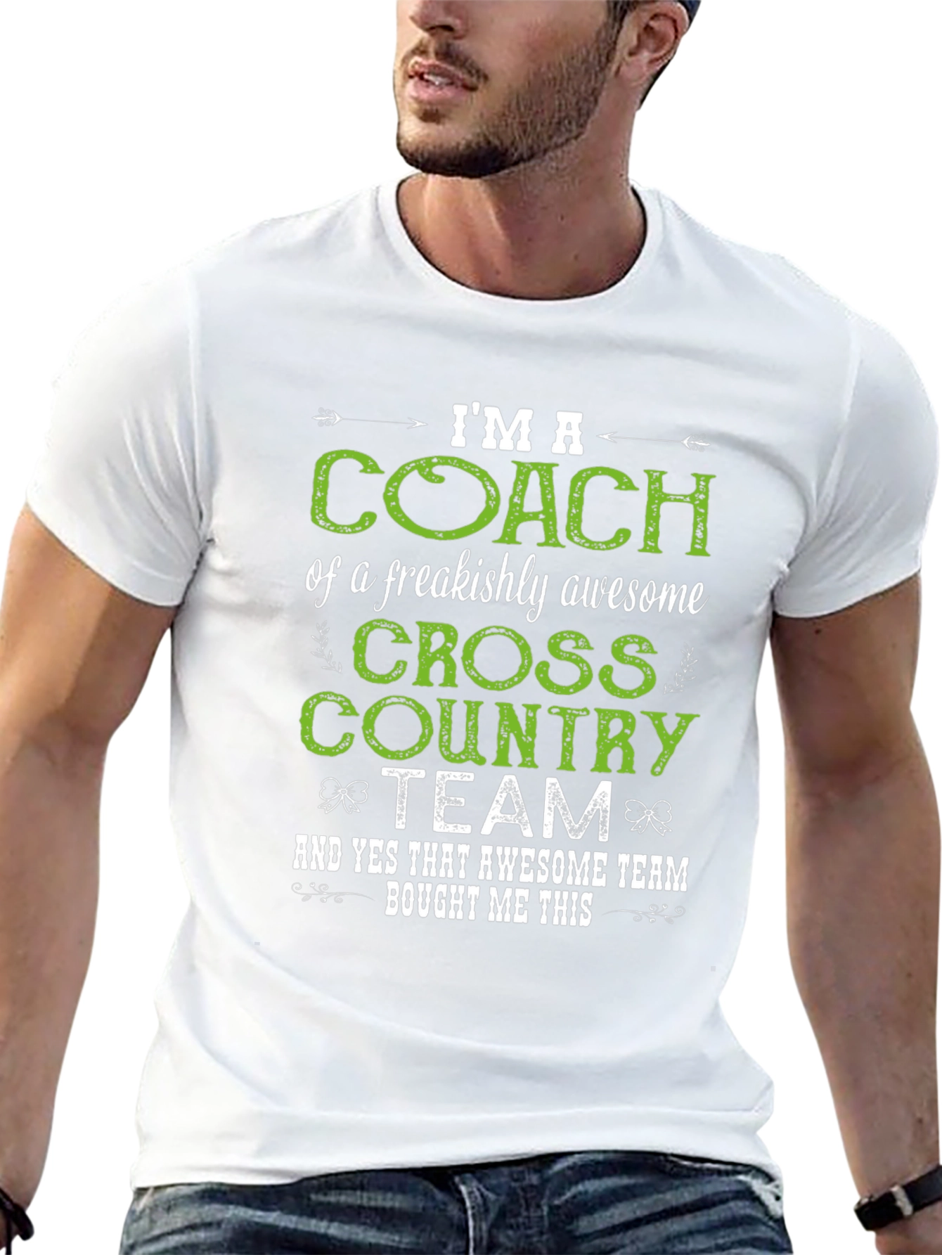 Cross Country Coach T-Shirt - Awesome Team Gift!
