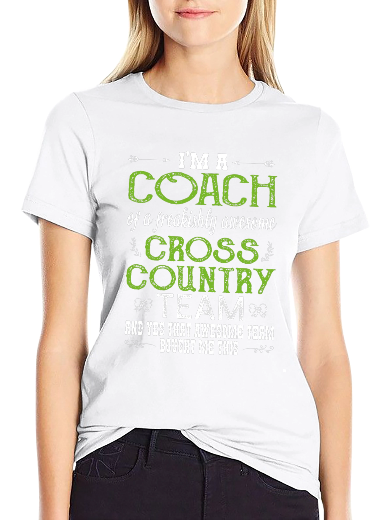Cross Country Coach T-Shirt - Awesome Team Gift!