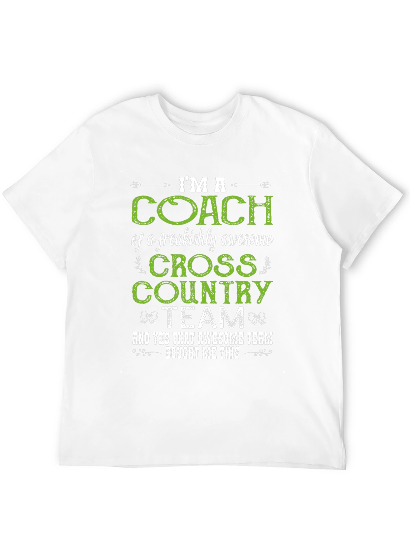 Cross Country Coach T-Shirt - Awesome Team Gift!