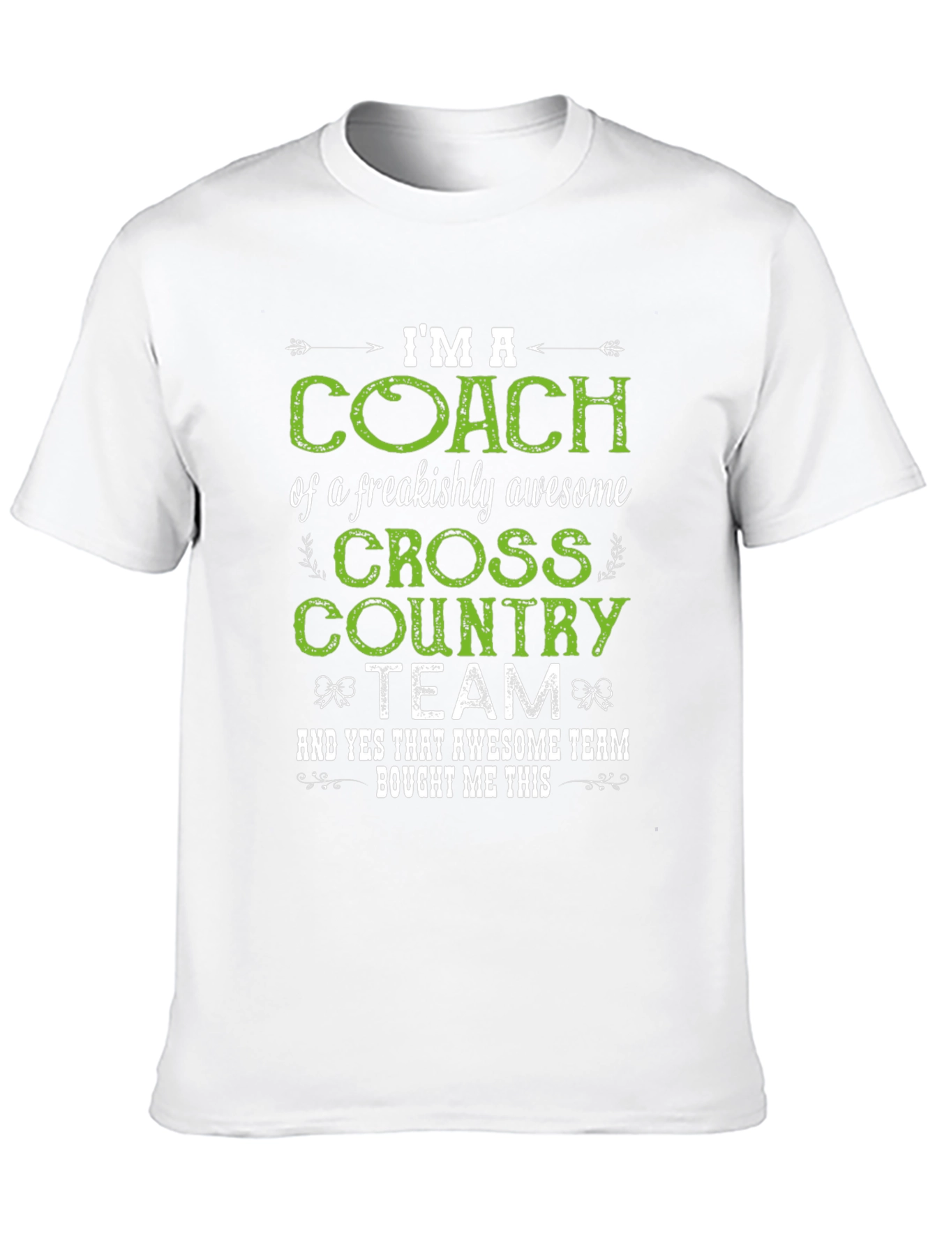 Cross Country Coach T-Shirt - Awesome Team Gift!