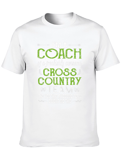 Cross Country Coach T-Shirt - Awesome Team Gift!