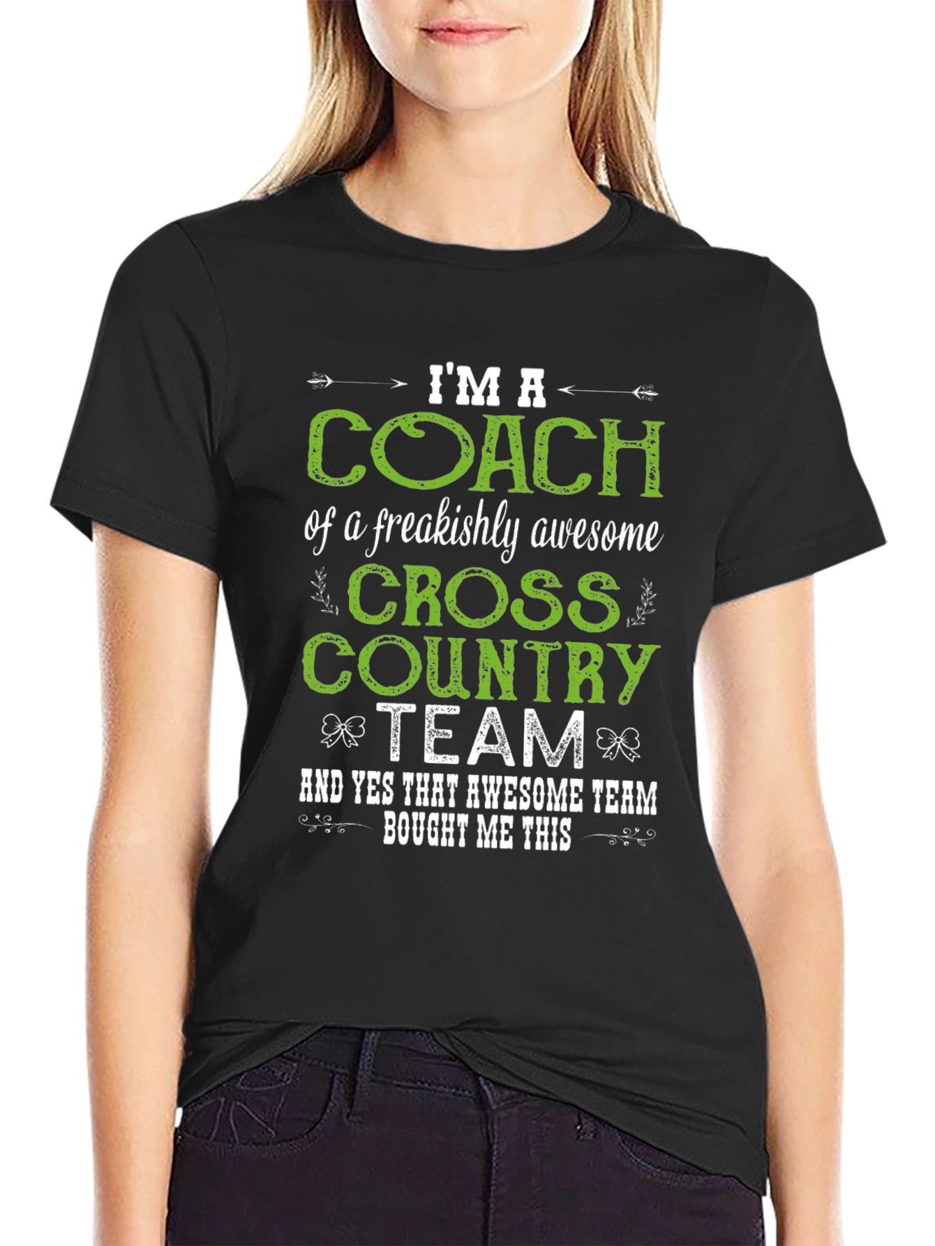 Cross Country Coach T-Shirt - Awesome Team Gift!
