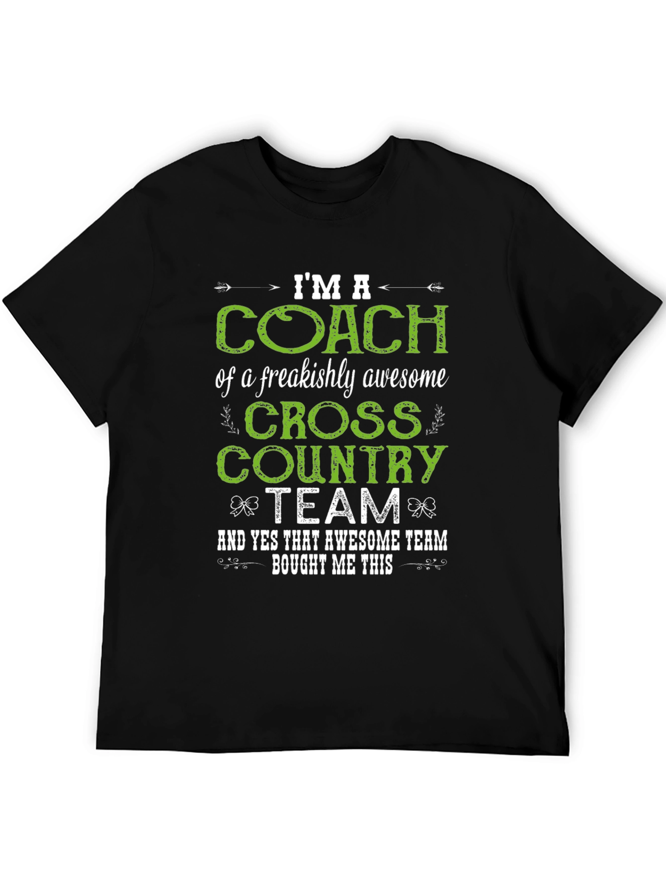 Cross Country Coach T-Shirt - Awesome Team Gift!
