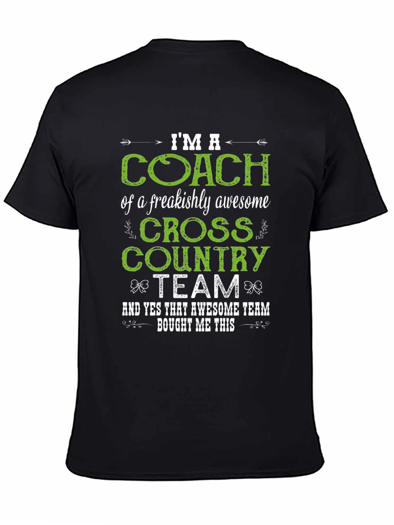 Cross Country Coach T-Shirt - Awesome Team Gift!