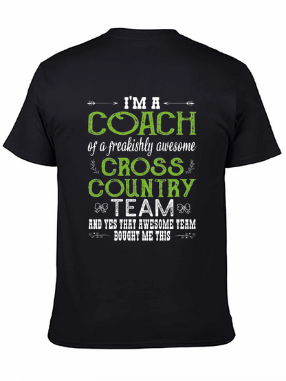 Cross Country Coach T-Shirt - Awesome Team Gift!