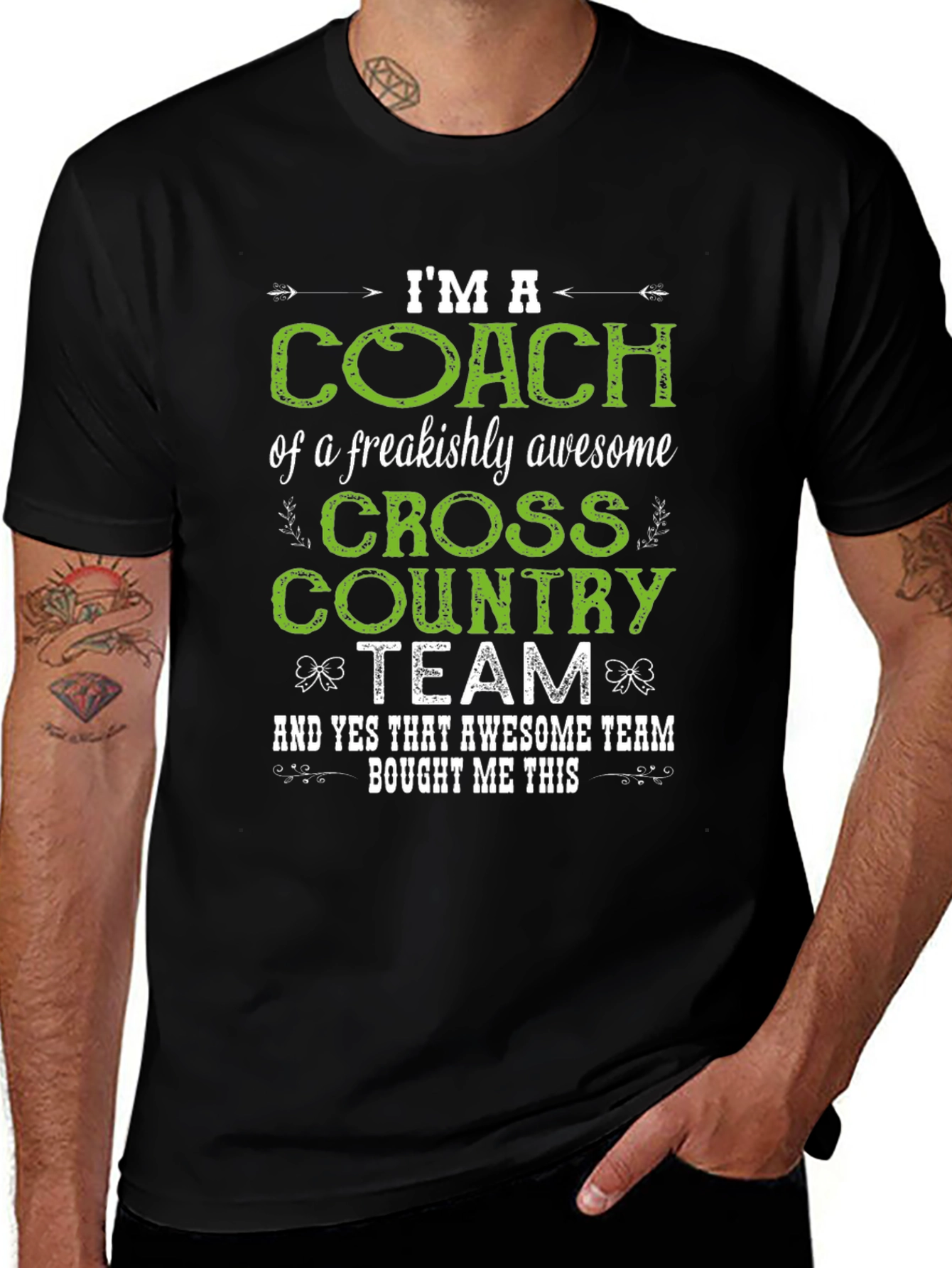 Cross Country Coach T-Shirt - Awesome Team Gift!