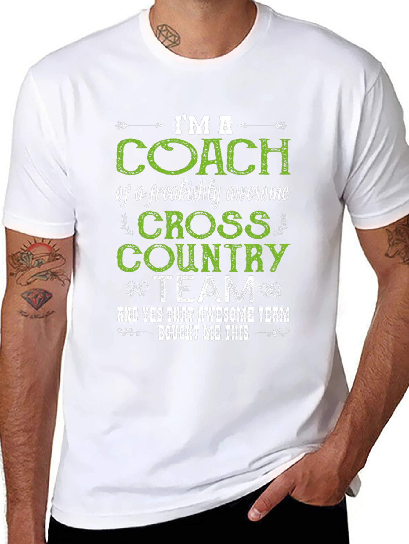 Cross Country Coach T-Shirt - Awesome Team Gift!