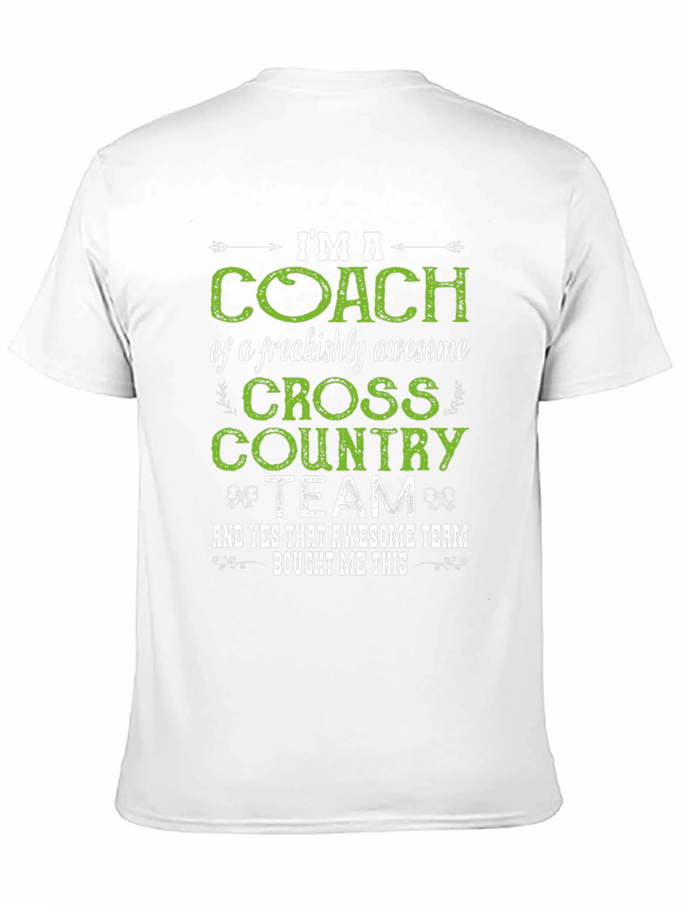 Cross Country Coach T-Shirt - Awesome Team Gift!
