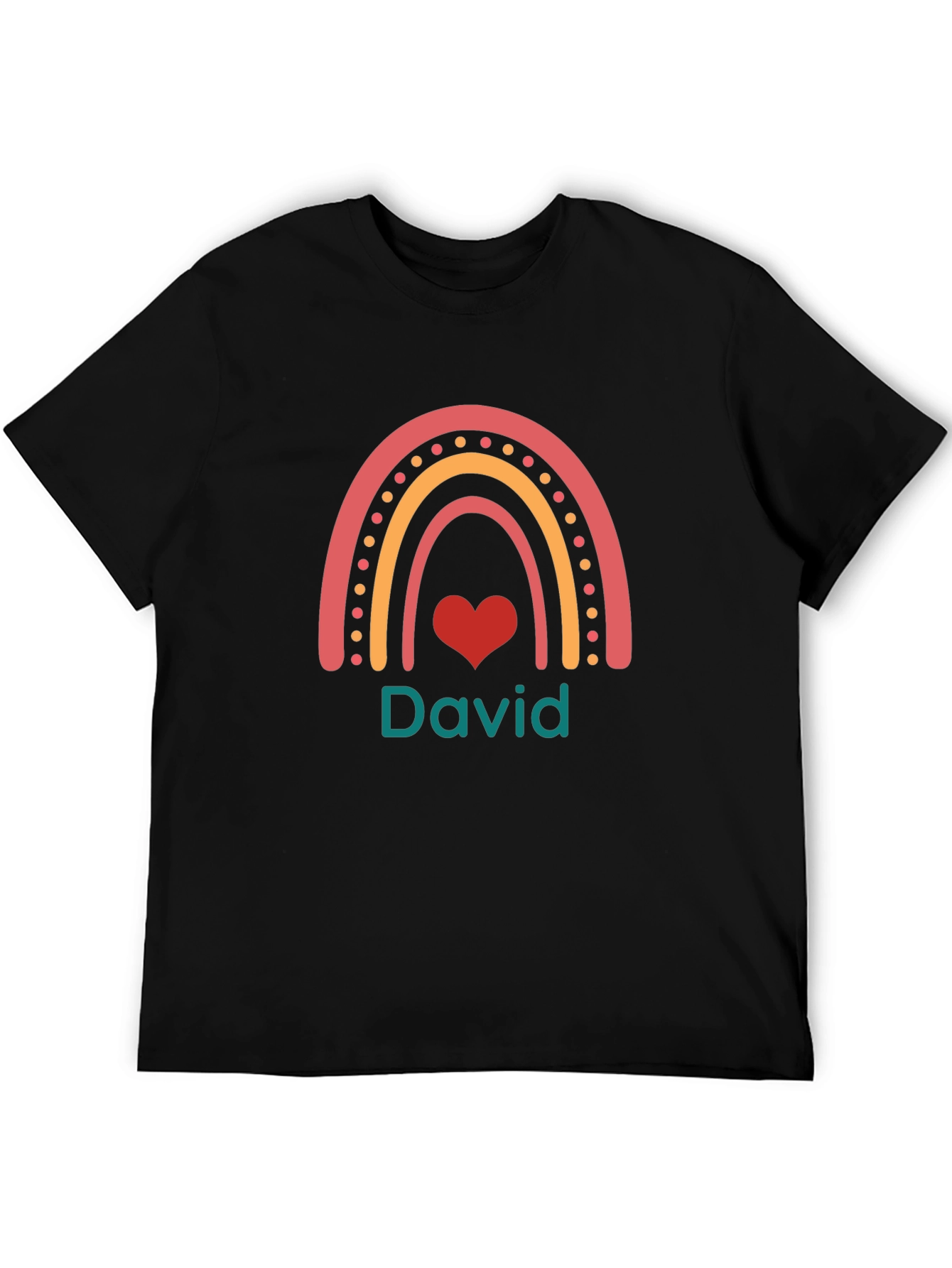 Personalized Rainbow Name T-Shirt
