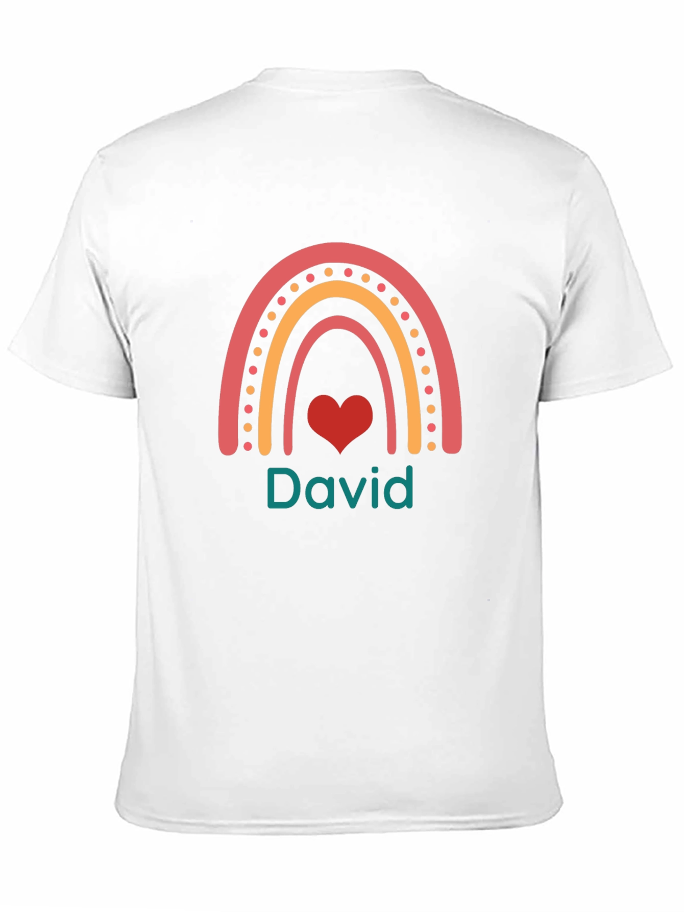 Personalized Rainbow Name T-Shirt