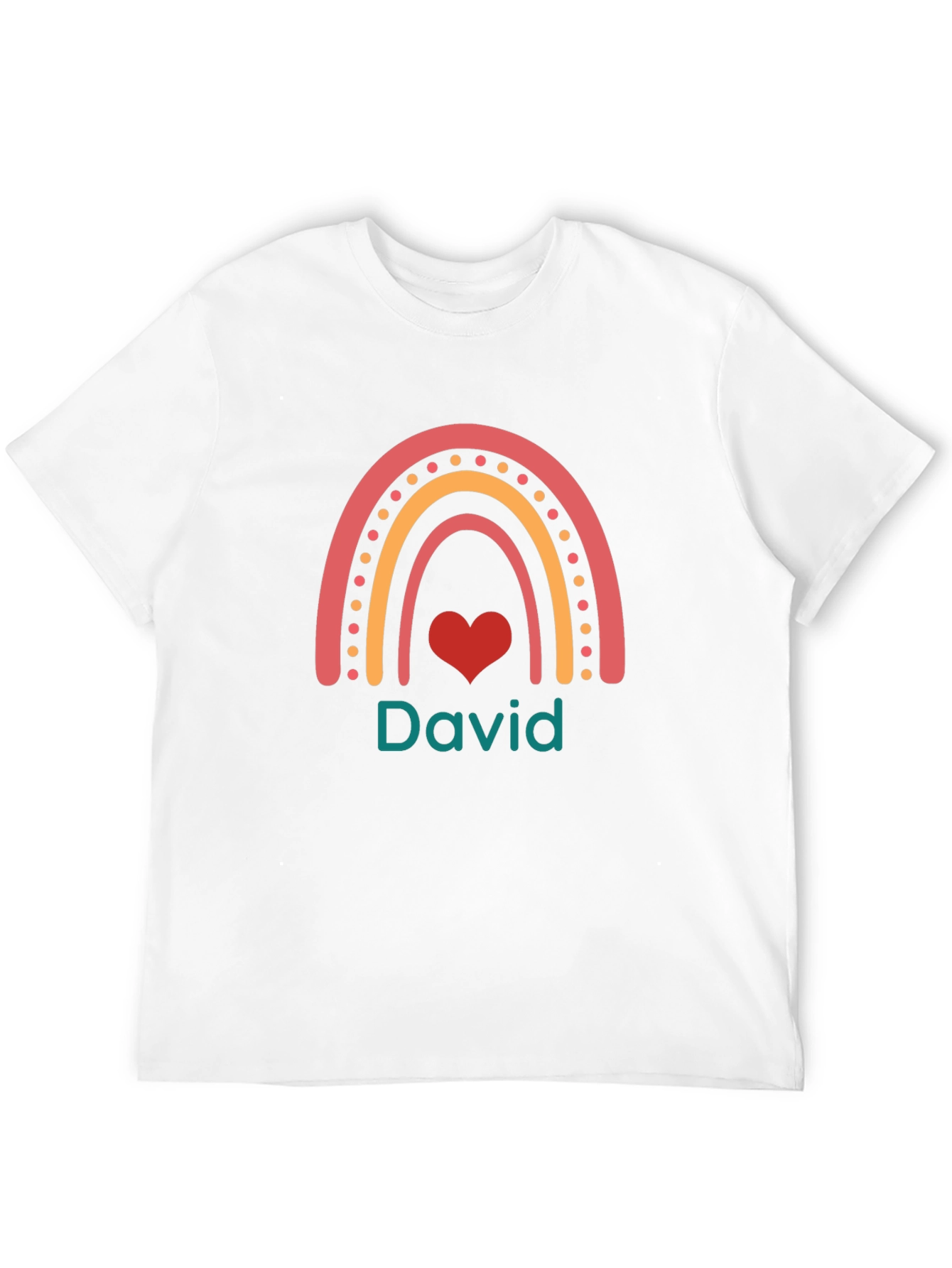 Personalized Rainbow Name T-Shirt
