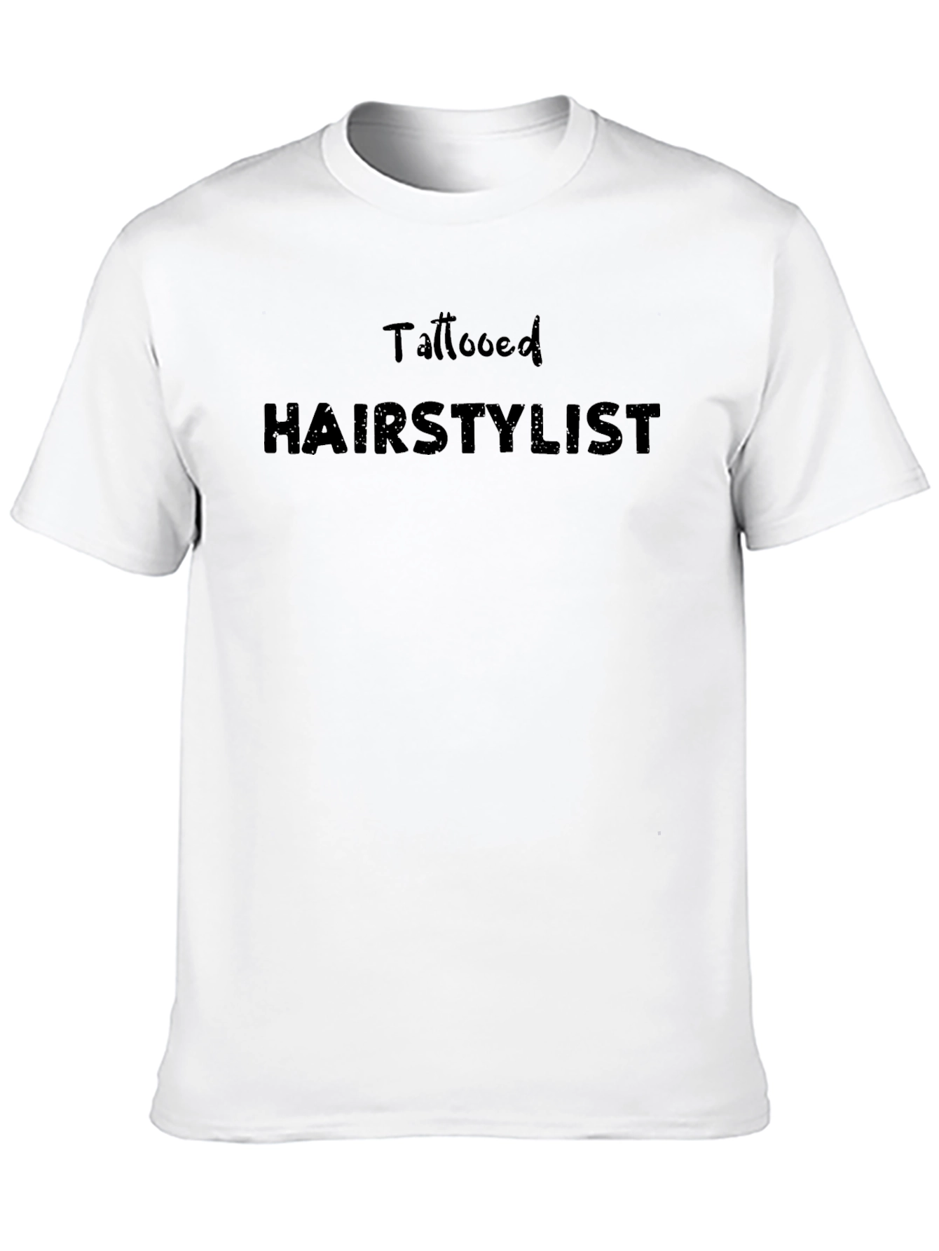 Tattooed Hairstylist Black Graphic Tee