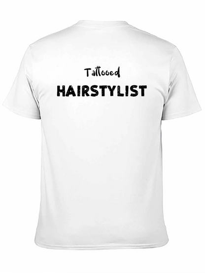 Tattooed Hairstylist Black Graphic Tee