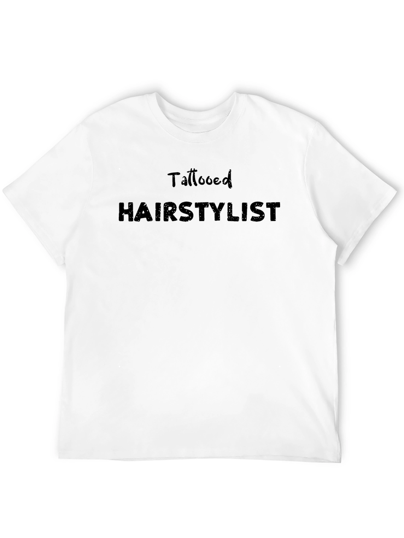 Tattooed Hairstylist Black Graphic Tee