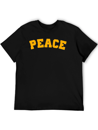 Peace Graphic T-Shirt - Classic Fit Soft Cotton