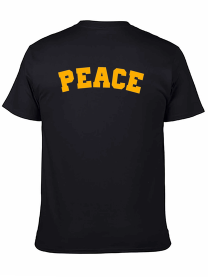 Peace Graphic T-Shirt - Classic Fit Soft Cotton