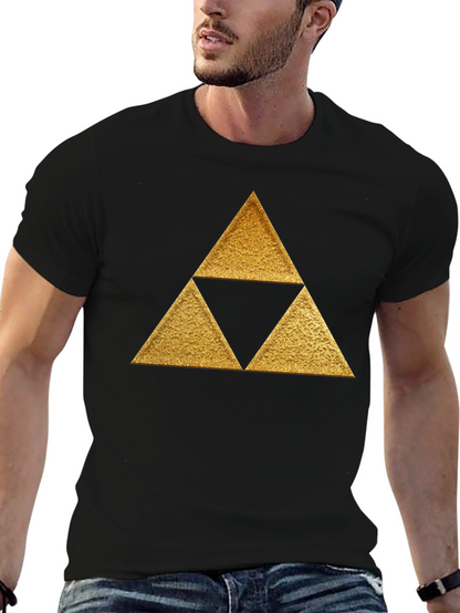 Triforce Legend Graphic Black T-Shirt