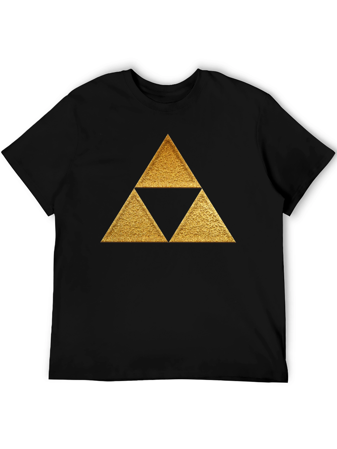 Triforce Legend Graphic Black T-Shirt