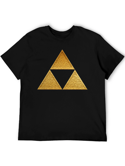 Triforce Legend Graphic Black T-Shirt