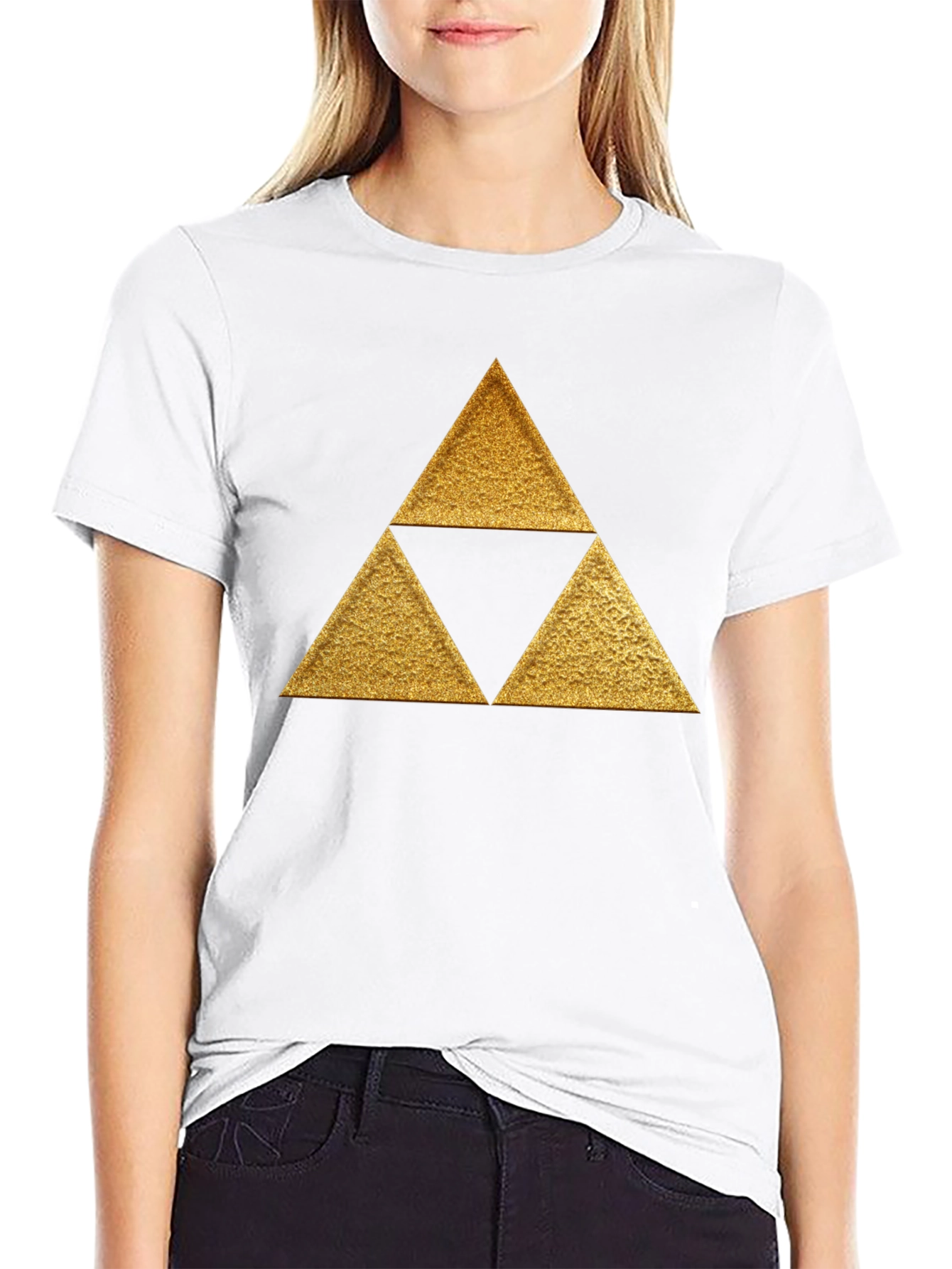 Triforce Legend Graphic Black T-Shirt
