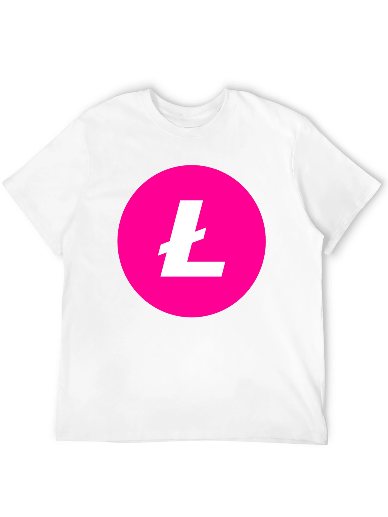 Litecoin Crypto T-Shirt - Pink & Black