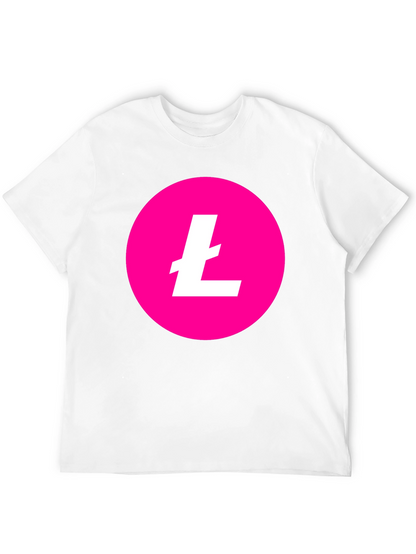 Litecoin Crypto T-Shirt - Pink & Black