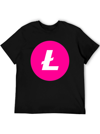Litecoin Crypto T-Shirt - Pink & Black