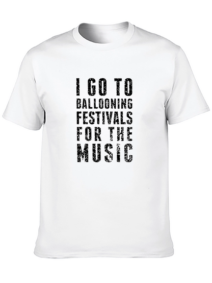 Ballooning Festivals Music T-Shirt