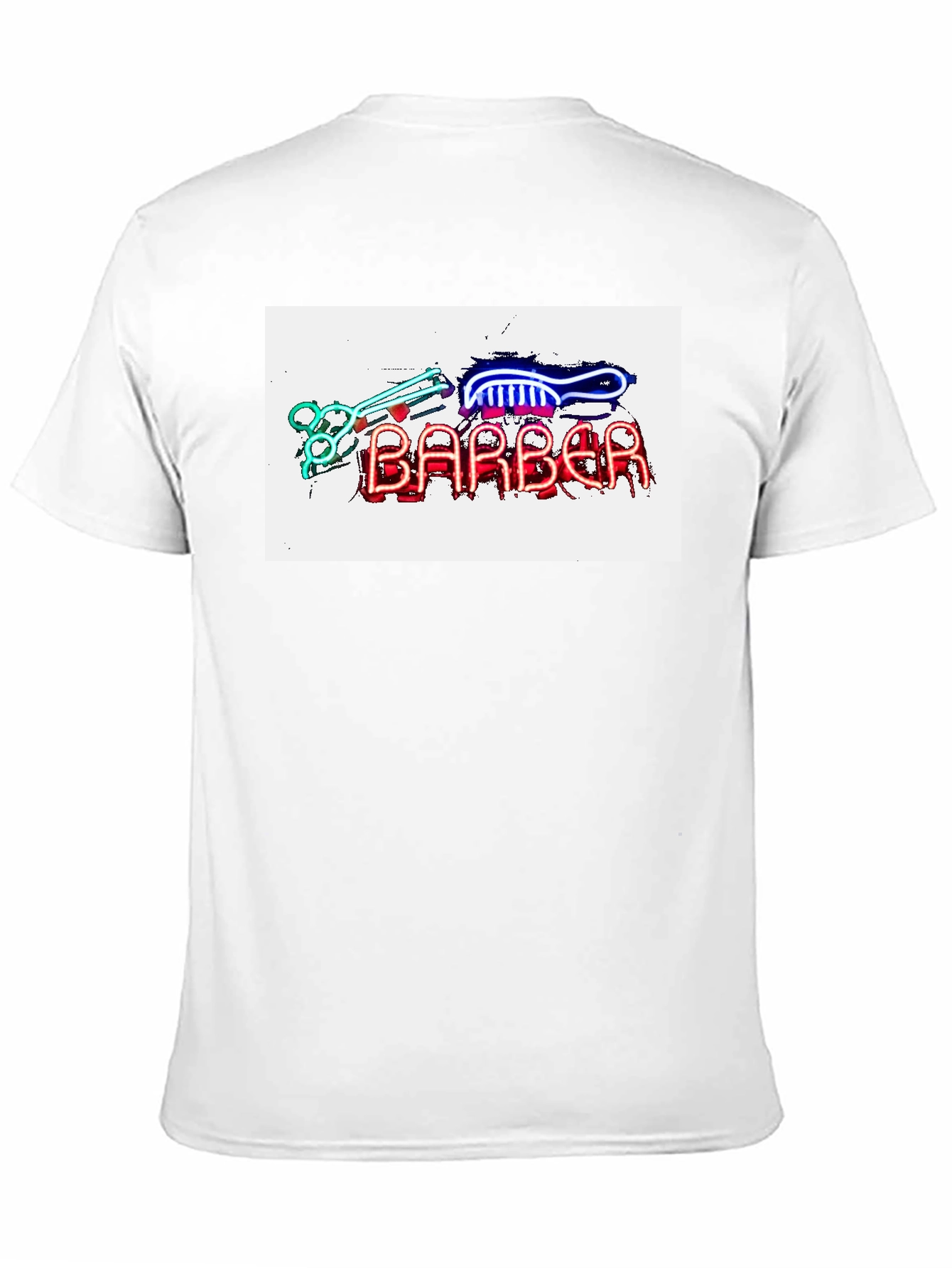 Barber Neon Sign T-Shirt