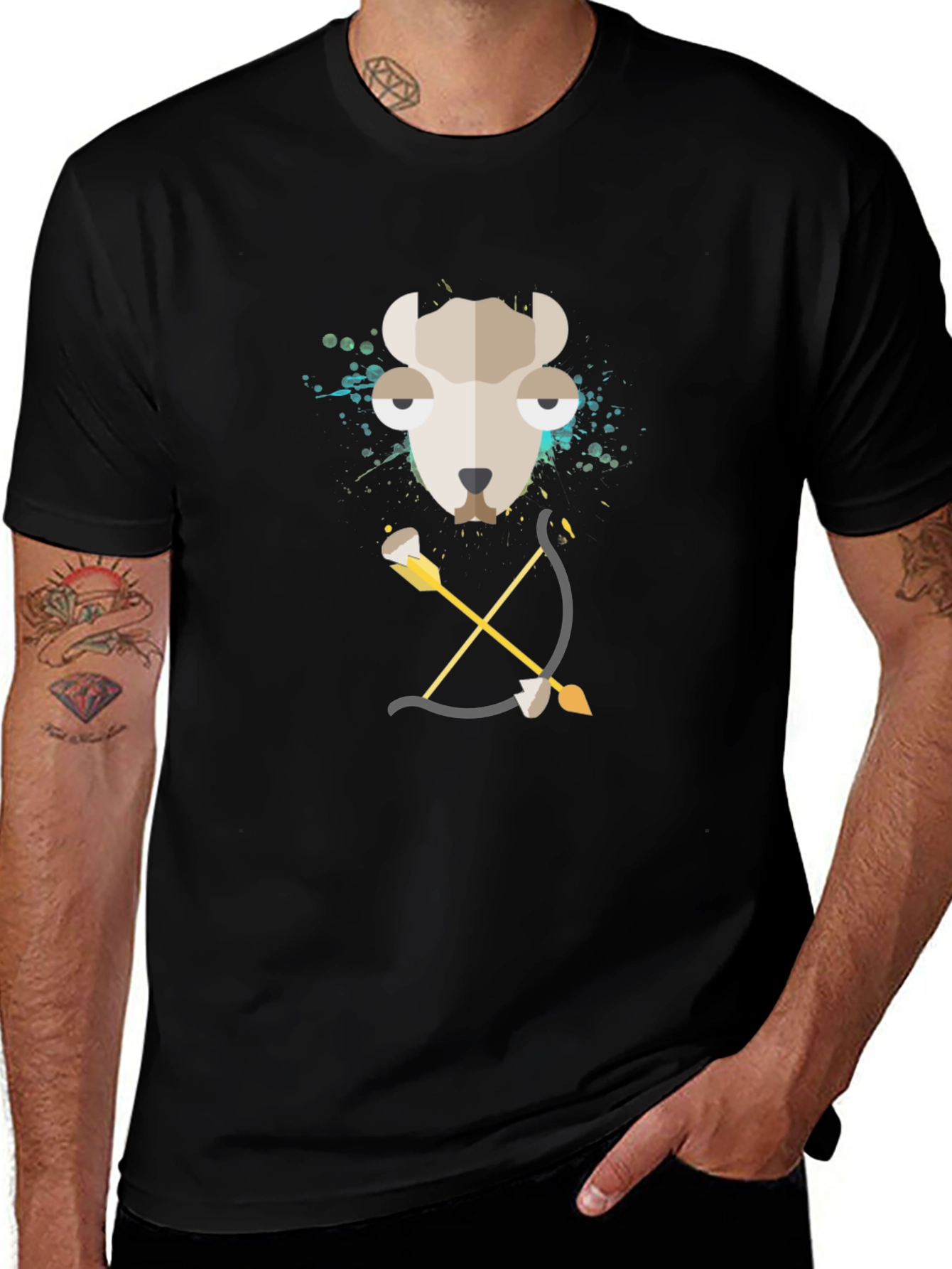 Sagittarius Zodiac T-Shirt: Archer Goat Tee