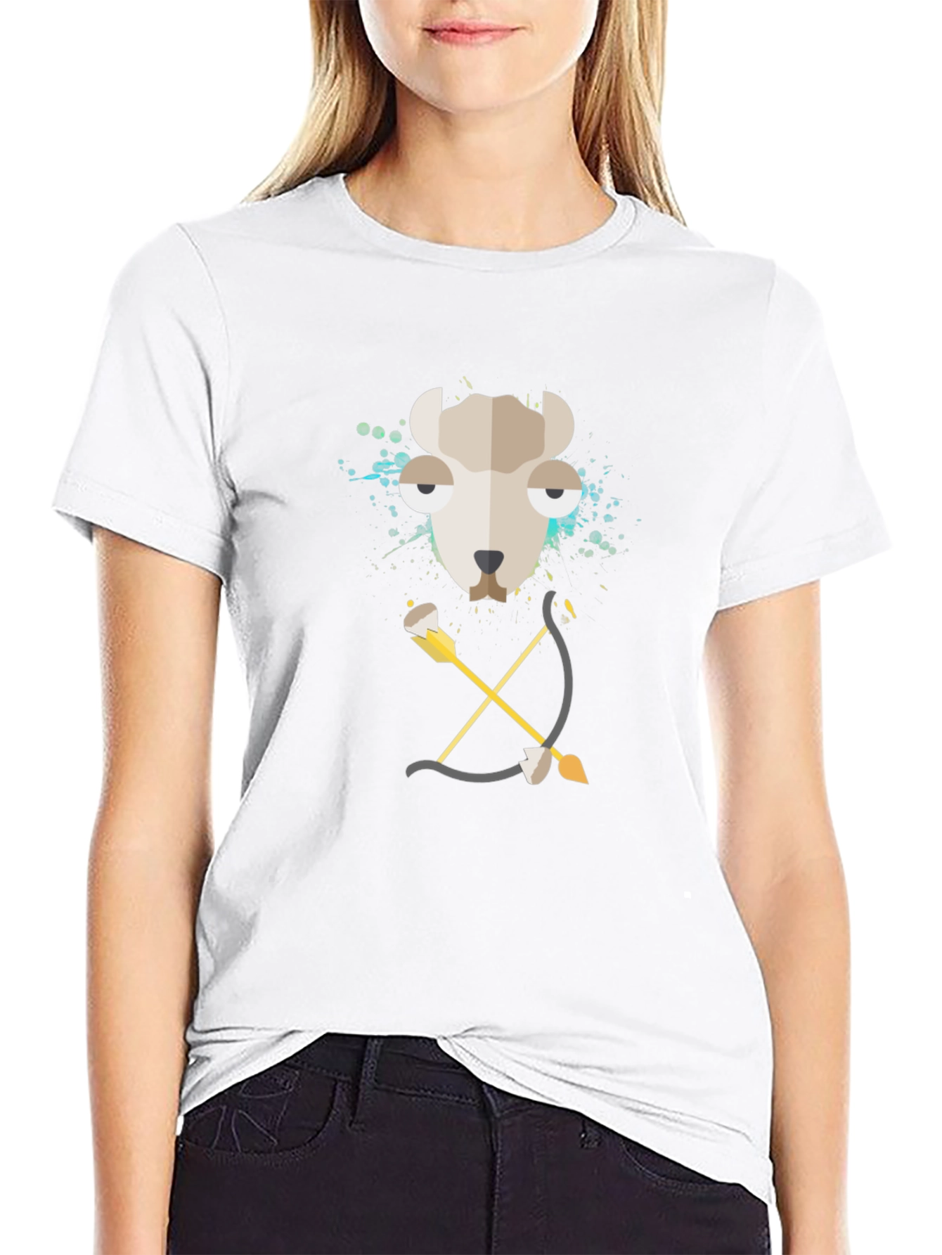 Sagittarius Zodiac T-Shirt: Archer Goat Tee