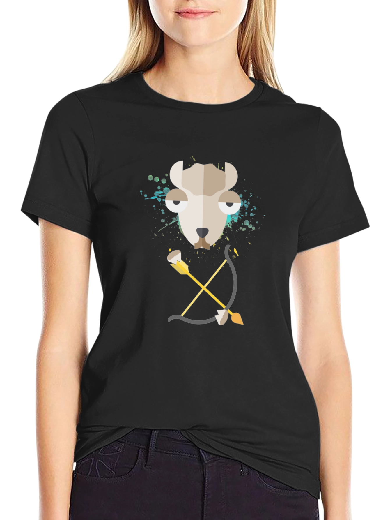 Sagittarius Zodiac T-Shirt: Archer Goat Tee