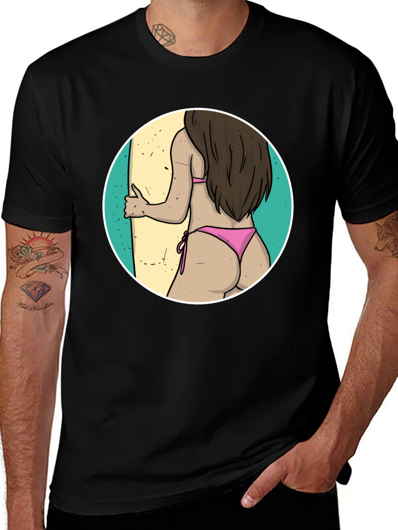 Surfs Up Graphic Tee - Beach Vibes