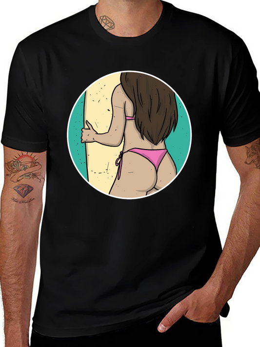 Surfs Up Graphic Tee - Beach Vibes