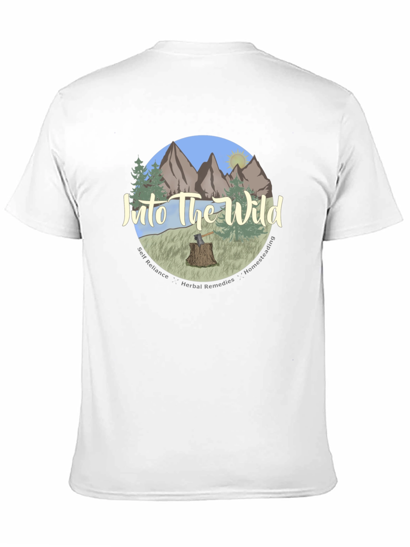 Into The Wild T-Shirt - Nature Adventure Tee