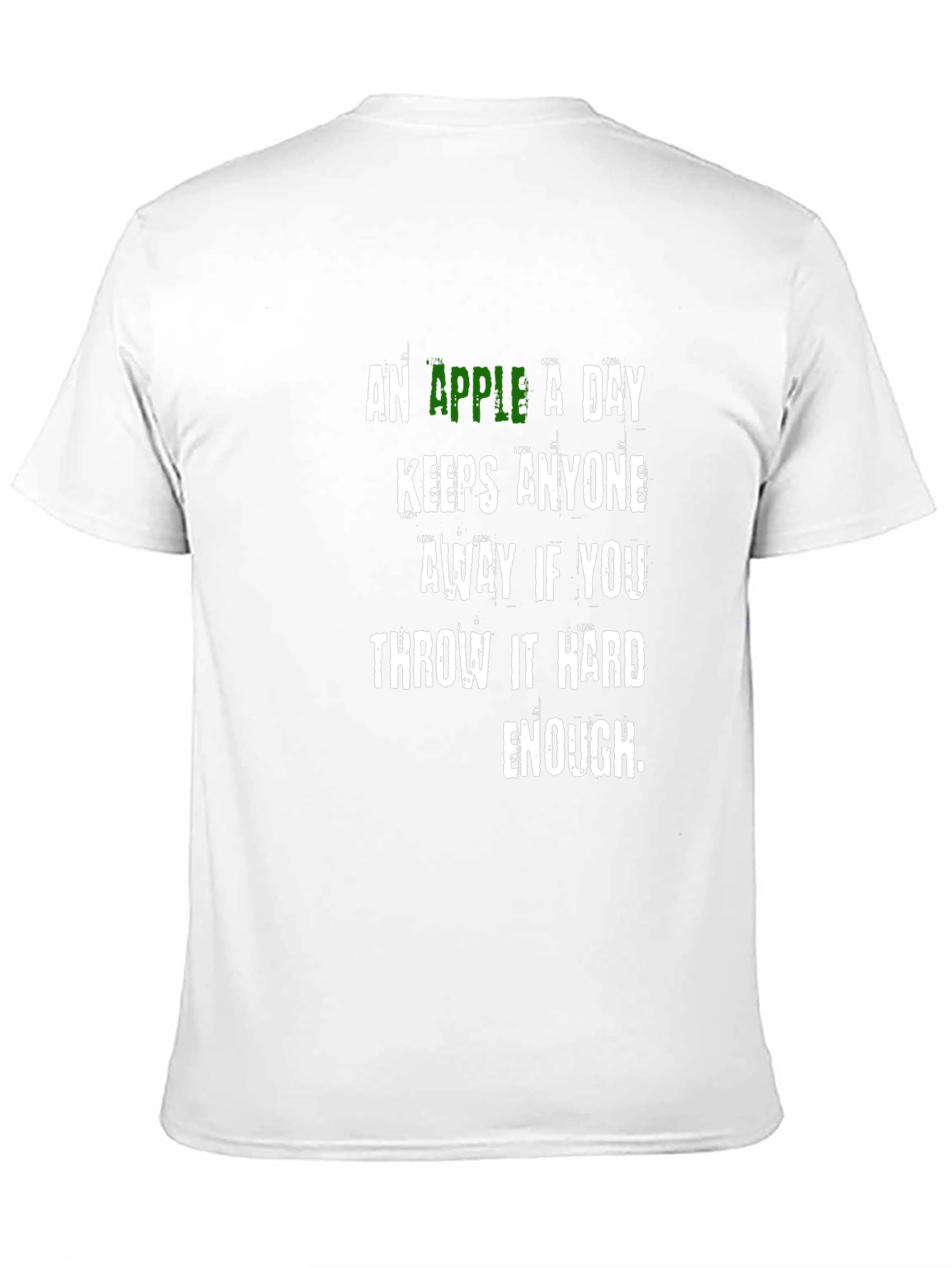 Humorous Apple Throw T-Shirt