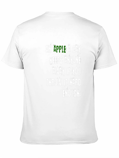 Humorous Apple Throw T-Shirt
