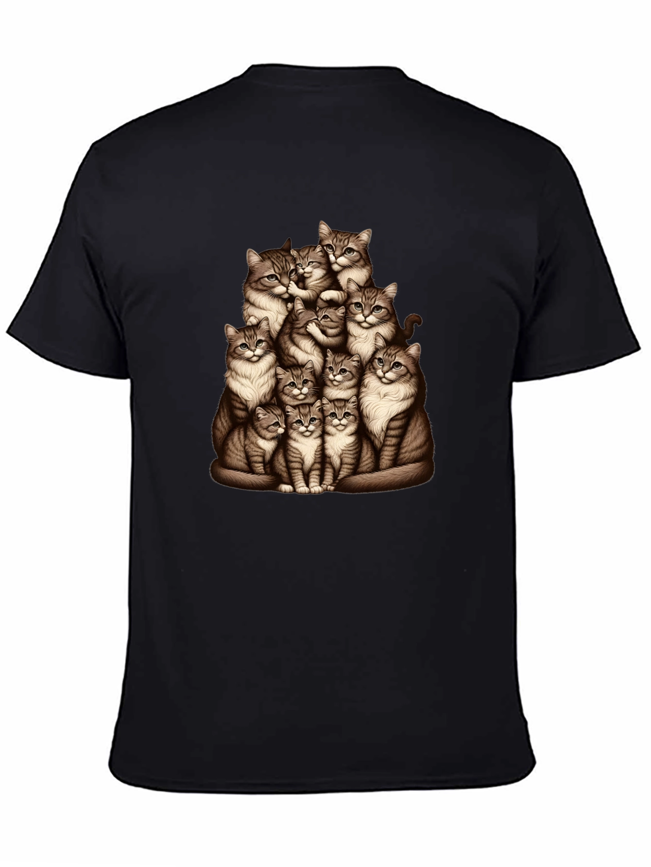 Cat Pile T-Shirt - Graphic Tee