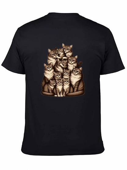 Cat Pile T-Shirt - Graphic Tee