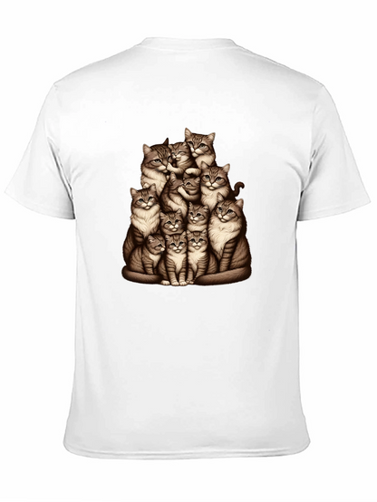 Cat Pile T-Shirt - Graphic Tee