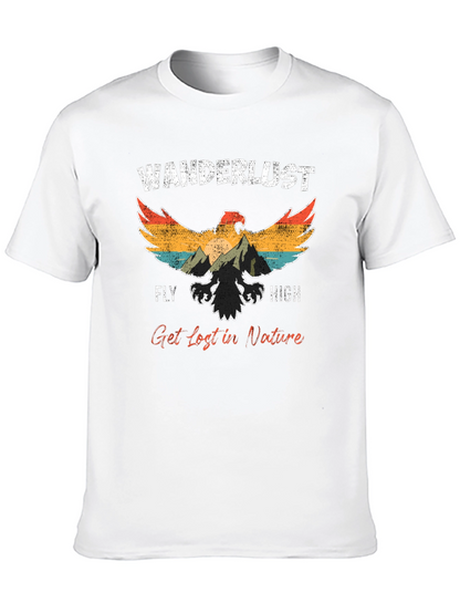 Wanderlust Eagle Graphic Tee - Fly High!
